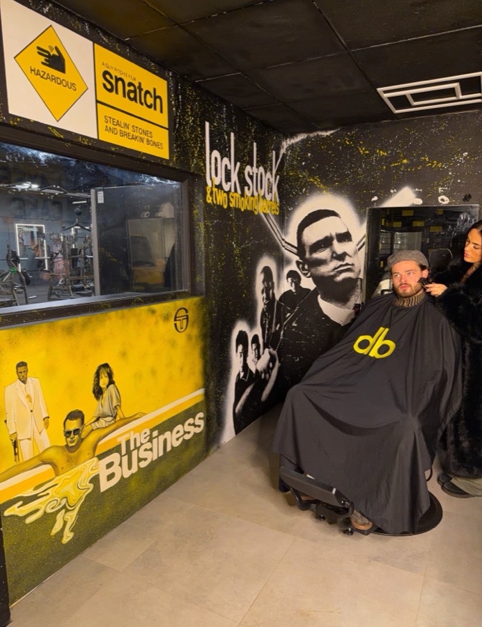 Patricia Studios work at Darling’s Barbers