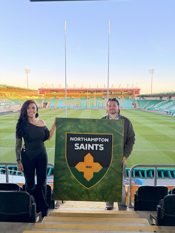 Patricia Studios work with Northampton Saints